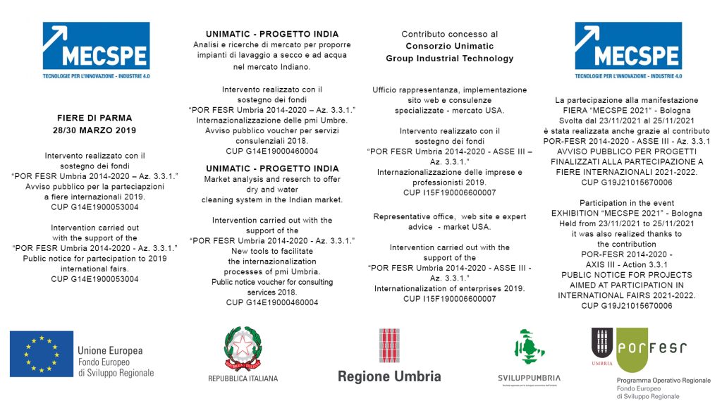 Banner consorzio unimatic